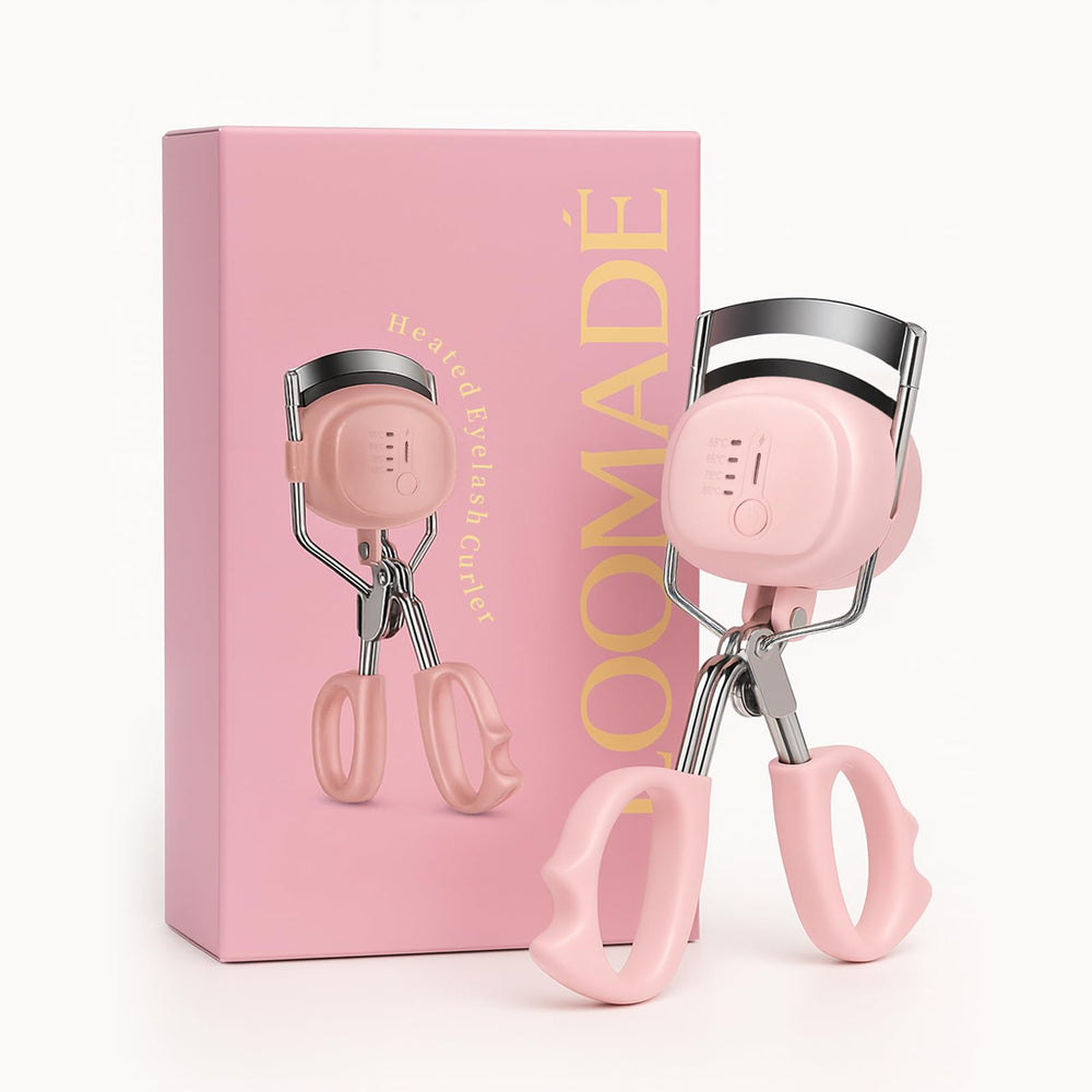 LOOMADE Curleur Yeux electrique chauffe rapide en 10 secondes pour effet boucle durable.