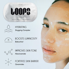 LOOPS Dream Sleep texture hydrogel procure une sensation douce et nourrissante.