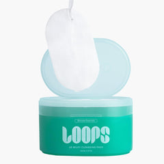 LOOPS Milky Cleanser: lingettes en bambou biodégradables facilitant le démaquillage sans frottement