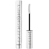 L'Oreal Extensionist Mascara application brush close-up for precise lift.