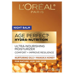 L’Oréal Paris Age Perfect Hydra Nutrition Crème Nuit Miel Manuka – hydratation durable et confort.