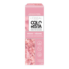Bouteille Colorista L’Oréal Paris rose doux, utilisation simple.