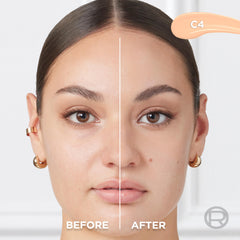L’Oréal Paris Correcteur Éclat Sérum avec applicateur plat pour une couvrance rapide.
