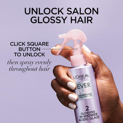 Pulverisateur EverPure, application facile sur cheveux humides.