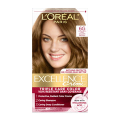 Excellence Crème de L’Oréal Paris, kit couleur prêt à l’emploi, couverture grise fiable.