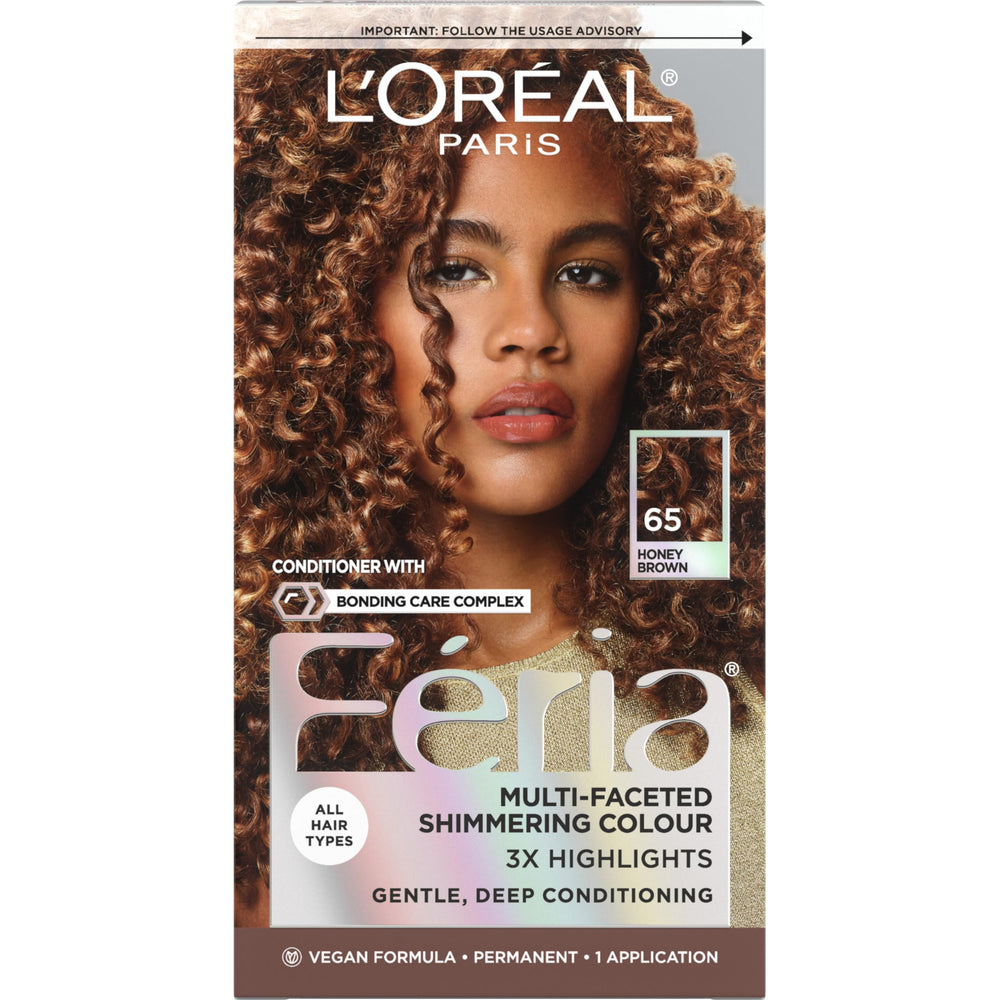 Coffret Feria de L’Oréal Paris pour coloration permanente prête à l’emploi.