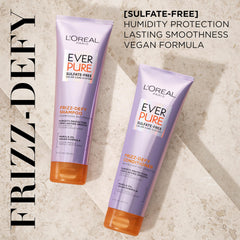 Frizz Defy, texture crème onctueuse, douceur et lissage recherché.