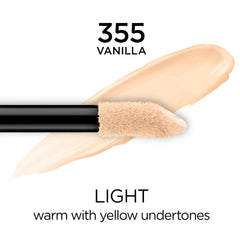 L'Oreal Paris Full Wear concealer applicator delivers quick one-stroke coverage.