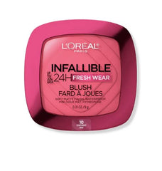 L’Oréal Paris Infallible Soft Matte Blush Confident Pink 10, couleur durable et facile à estomper