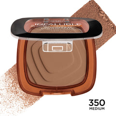 L’Oréal Paris Infallible bronzer swatch demonstrating contour-ready warmth