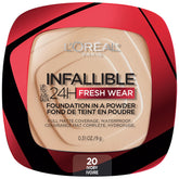 L'Oréal Paris Infallible Fond de Teint Poudre – emballage compact pour retouches rapides.