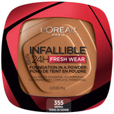 L’Oréal Paris Infallible Fresh Wear poudre, bouteille compacte pour application nette