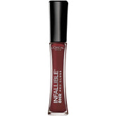 L Oréal Paris Infallible Gloss Raisin avec applicateur Petit Coeur pour une finition précise et hydratante.