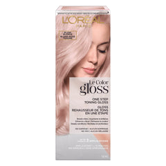 Bouteille Le Color Gloss dans la douche, tonifiant efficace et pratique.