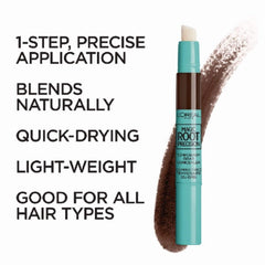 L'Oréal Paris Magic Root Precision, teinte brun foncé pour un rendu naturel sur cheveux.