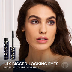 L'Oreal Paris Panorama Mascara demonstrates corner-to-corner lash definition