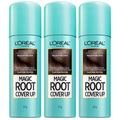 L’Oréal Paris retouche racines spray brun moyen masquant les racines entre les shampoings