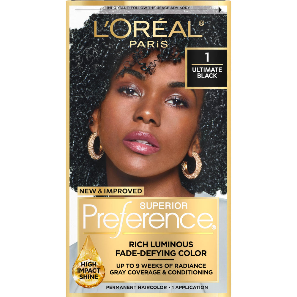 L'Oreal Paris Superior Preference, bouteille versement précis pour une application contrôlée.
