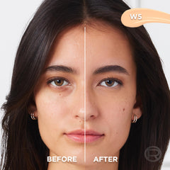 L’Oréal Paris True Match Radiant Serum Concealer avec applicateur plat facilitant l’application.