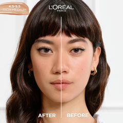 Texture lumineuse du True Match Nude Serum prête à l’application sur peau