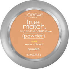 Poudre microfine True Match de L'Oréal Paris avec fini naturel léger.