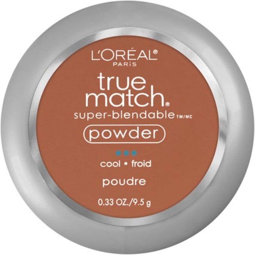 Poudre L’Oréal Paris True Match Noisette C7 compact pour teint précis.