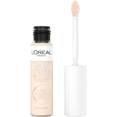 L’Oréal Paris True Match Radiant Serum Concealer, applicateur plat, couvrance rapide et éclat immédiat.