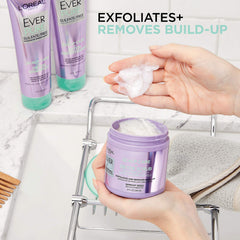 Application et massage du cuir chevelu avec EverPure.