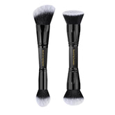 Pinceaux visage duo LORYP – ensemble polyvalent pour fond de teint et poudre.