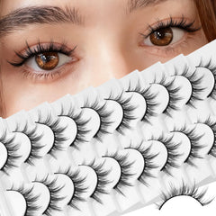 Losha cils manga effet duveteux naturel pour un regard quotidien