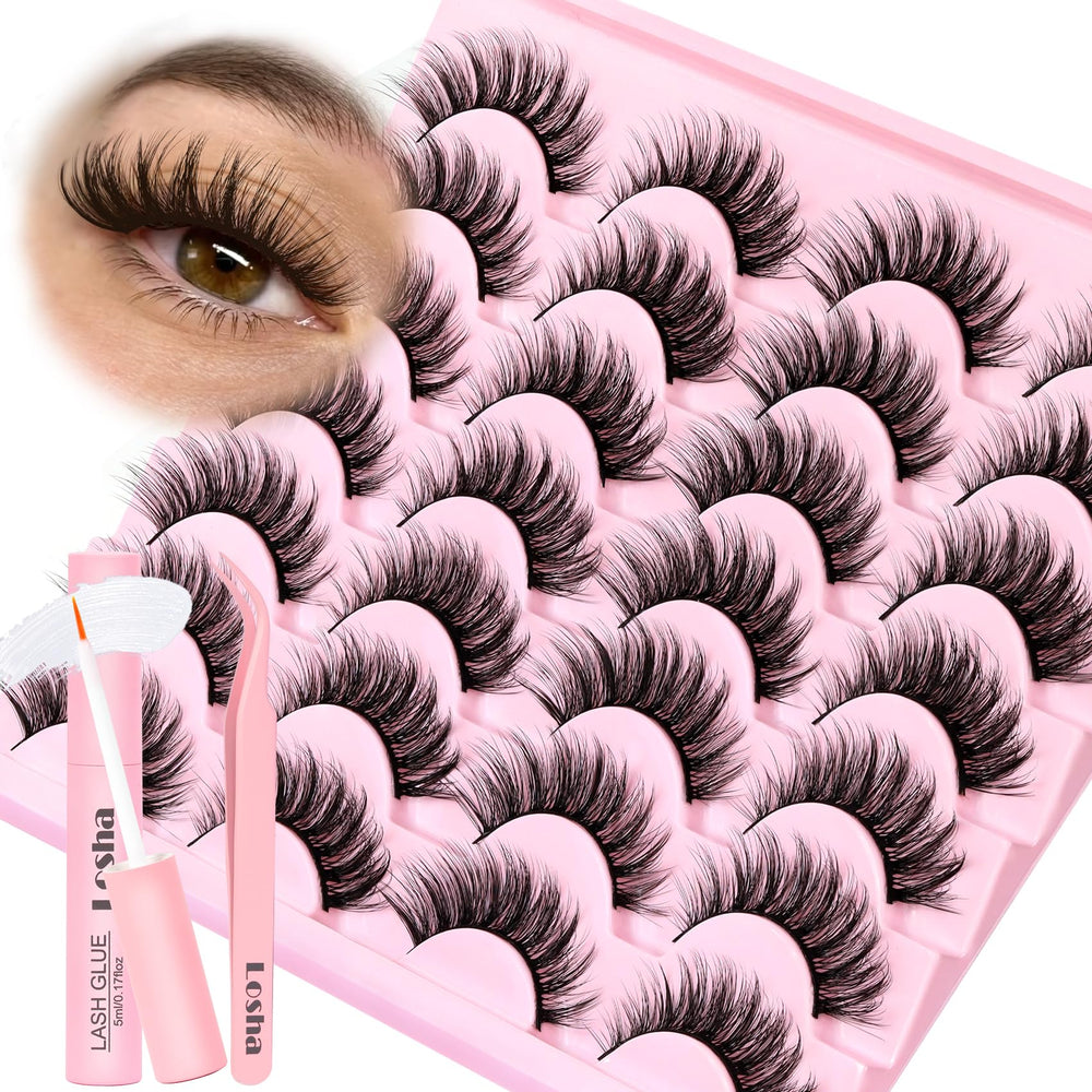 Losha Cils – regard cat-eye et 14 paires pour un look naturel.