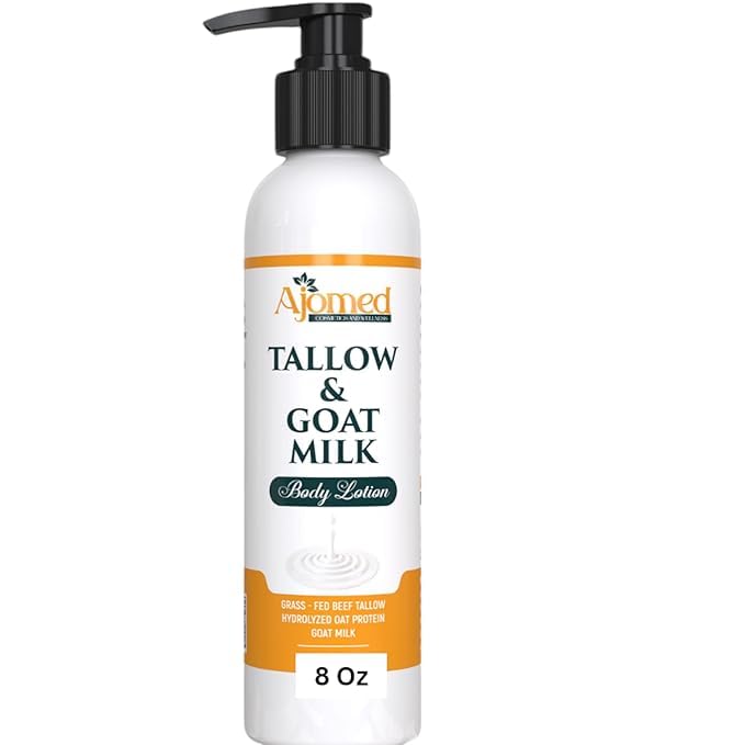 Lotion suif lait chèvre - bouteille : hydratation douce pour peau sensible.