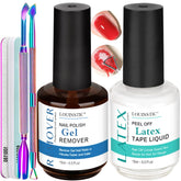 LOUINSTIC dissolvant gel autour de l’ongle pour un retrait net et rapide