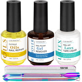 Dissolvant gel Louinstic – flacon prêt au retrait rapide du vernis gel