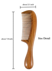 Louise Maelys peigne bois 20 cm démêlage précis et doux