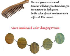 Poignée ergonomique du peigne en bois Louise Maelys