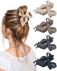 Lourny pinces-cheveux nœud papillon noir, tenue fiable toute la journée.