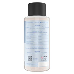 Love Beauty and Planet Weightless Volume Shampoo pour for quick lather on fine hair.