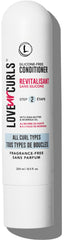Love Ur Curls: conditionneur sans parfum sur flacon, hydrater les boucles sans les alourdir.