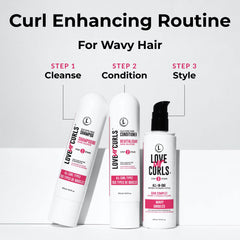 Love Ur Curls Après-shampoing démêlant: facilité de passage des doigts.