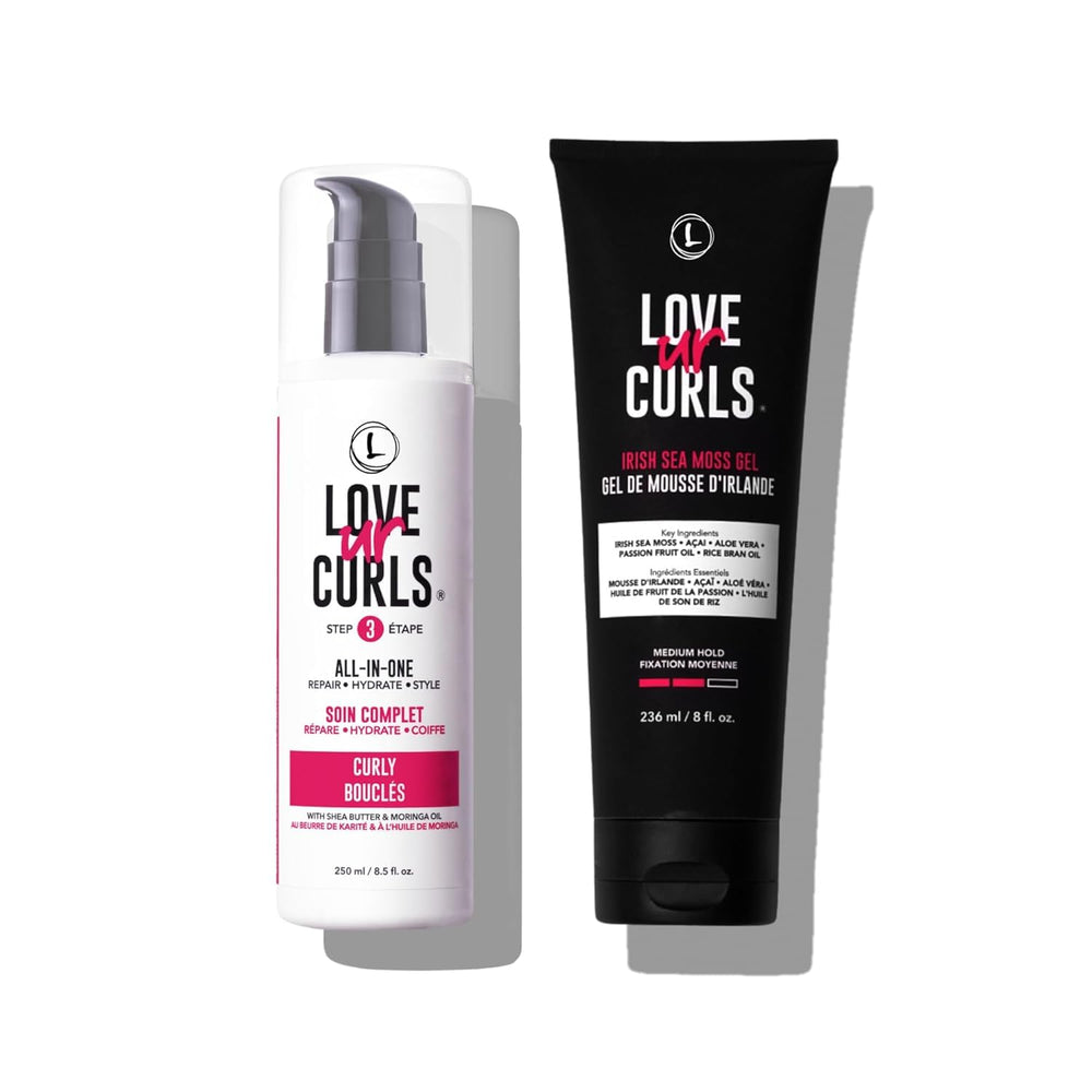 Love Ur Curls crème définisseur boucles – bouteille pour boucles définies et hydratées