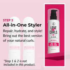 Love Ur Curls flacon 250 ml prêt à l'emploi pour hydrater.
