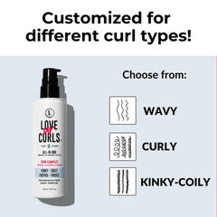Love Ur Curls application facile sur cheveux humides sans résidu.
