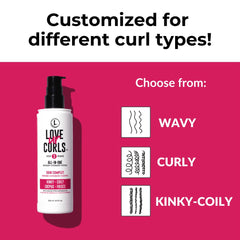 Love Ur Curls beurre de karité pour nourrir les mèches.