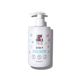 Love Ur Curls Kids 2in1 fragrance-free bottle supports gentle detangling.