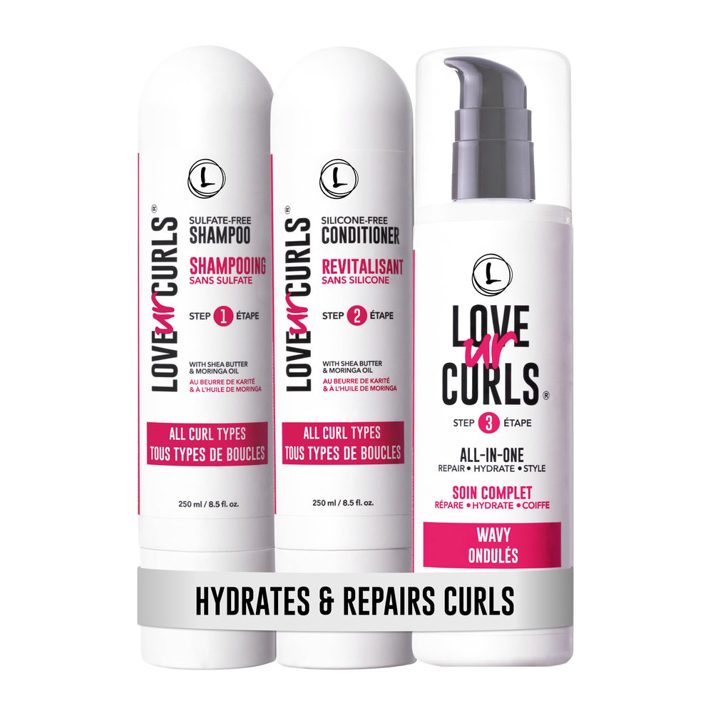 Love Ur Curls Shampoing en bouteille: démêlage doux dès le lavage.