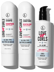 Love Ur Curls shampoo sans parfum, douceur et définition des boucles.