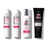 Love Ur Curls shampooing définition dans flacon pour boucles nettes et définies.