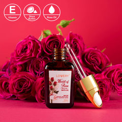 LOVERY Gel-douche-rose: parfum délicat et douche revitalisante