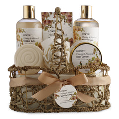 LOVERY coffret spa miel et amande prêt à offrir comme cadeau raffiné